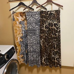 Super comfortable high waisted stretchy pants. Like new. $15 for all